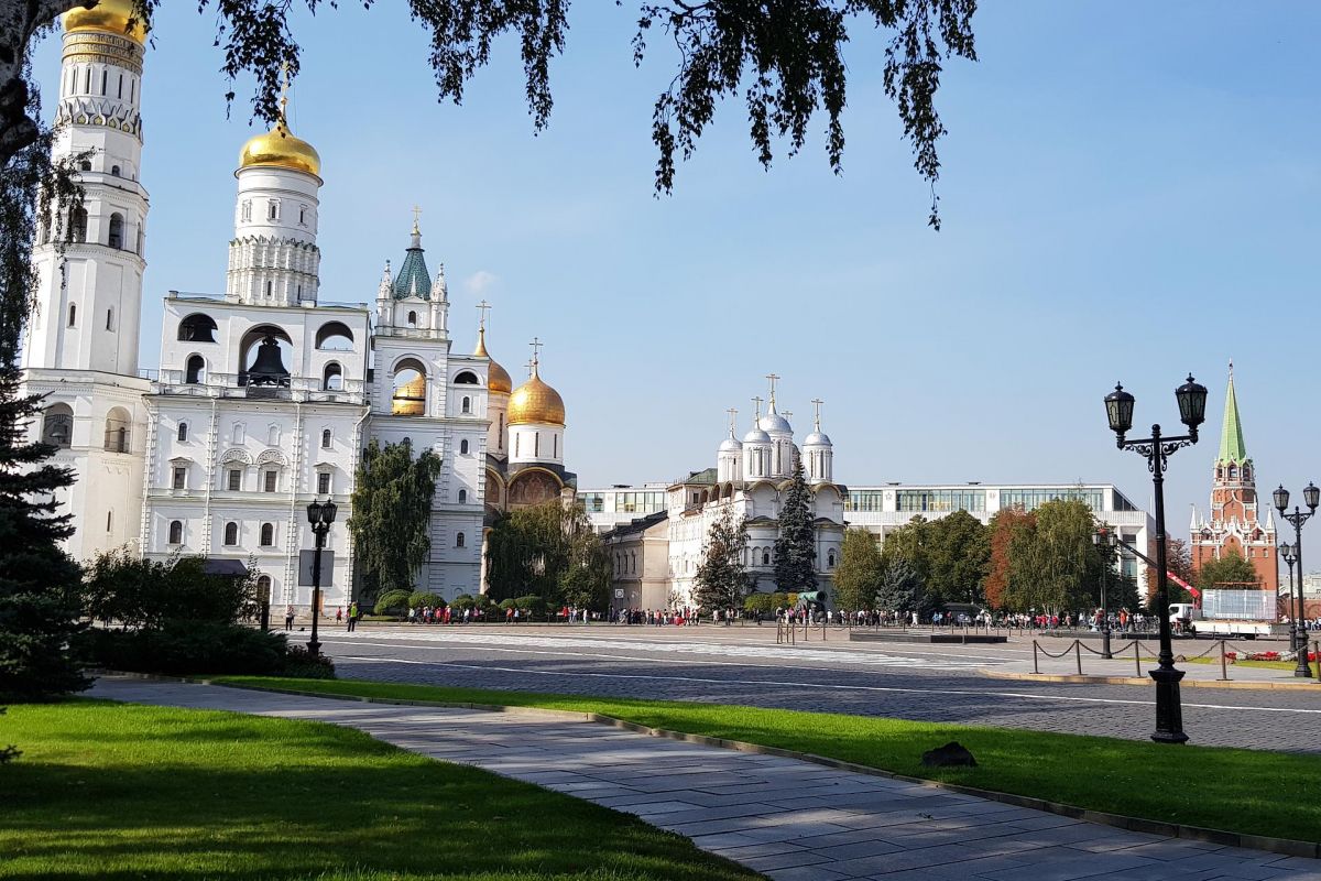 Московский Кремль. Школьники