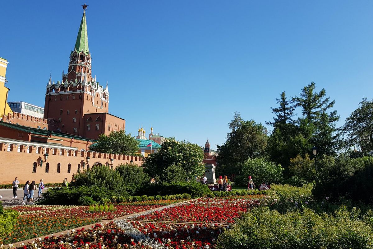 Московский Кремль. Школьники