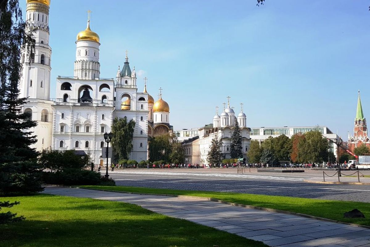 Московский Кремль. Школьники